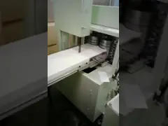 Палуба 2 прокатала машину складчатости салфетки печатания цвета 5.5KW video