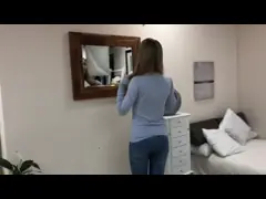 Finger Joint Teak Wood Wall-Mounted Bevel Smart Design Glass Fancy Mirror