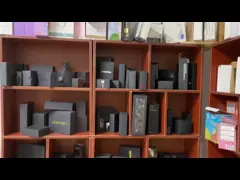 We provide Customized UV logo black book package box with EVA inse for one of our european customers