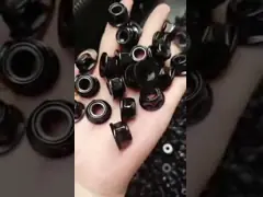 Плакировка цинка черноты гайки фланца наговора стали углерода M20 DIN6923 video