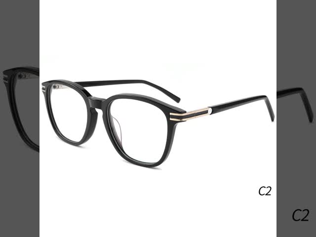 Металл оптически рамки ацетата Caspofungin оптики смешивания для женщин людей видео