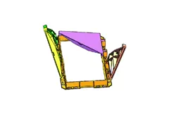 Здание и дорога аттестации треугольника ИСО9001 дуктильных железных крышек люка ЭН124 Д400 двойные  video