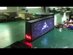 4G 5500nit SMD1921 LED Taxi Roof Display 4mm Pitch Outdoor