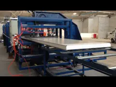 Машина панели стены чистой комнаты панели сэндвича 38kw EPS video