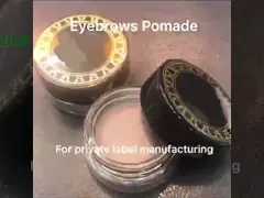 Охват ISO 9002 полный делает Pomade водостойким брови для маслообразной кожи video