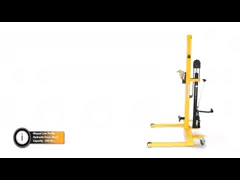 Емкость 300kg тележки барабанчика широкой ноги Sinolift WA30A WA30B гидравлическая video