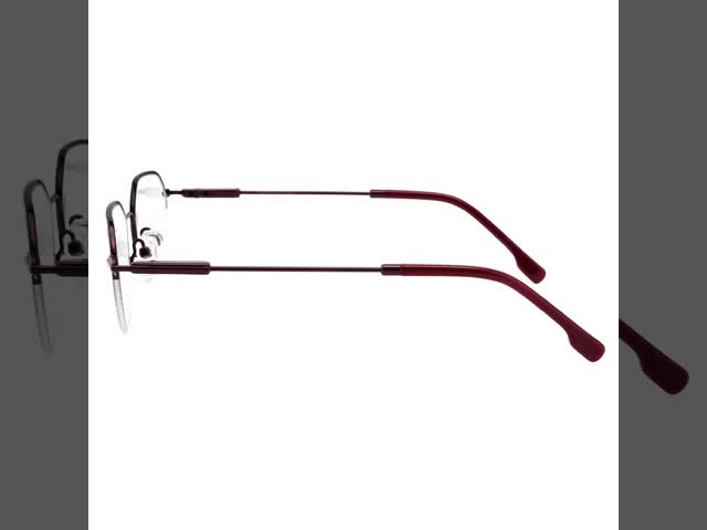 оправа Miopia половины женщин людей стекел чтения металла рамок стекел полигона оптическая видео