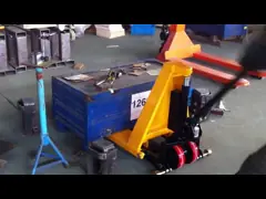 Емкость 1000-1500kg тележки паллета высокого подъема тома серии HLT гидравлическая небольшая video