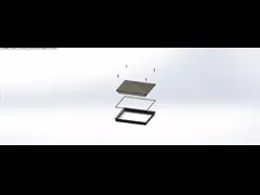 Септический материал слабой стали 3.0мм горячего погружения крышки доступа гальванизированный video