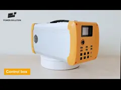 батареи 18V инвертор AC холодильника 500W поликристаллической LiFePO4 солнечный домашний video