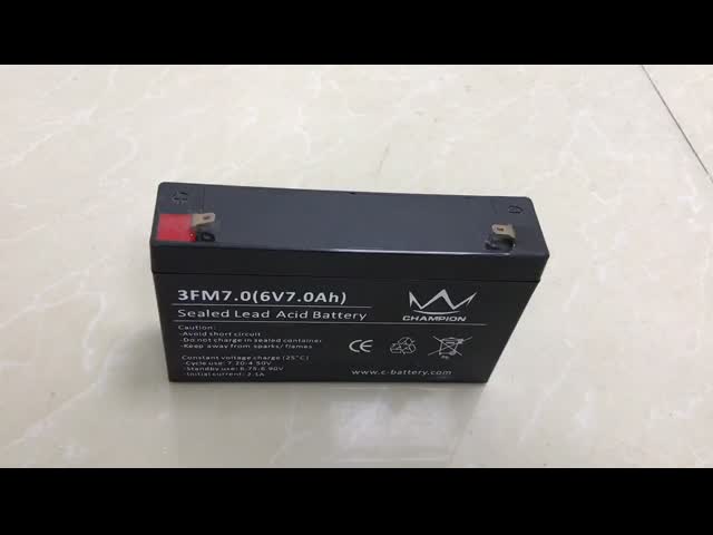 Solar System 6v 7ah Rechargeable Battery , Long Life Lead Acid Battery