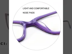 Рамка зрелища металла ацетата стекел компьютера женщин глаза кота video