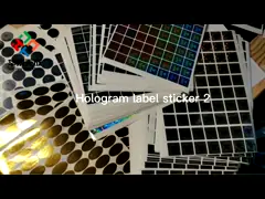 Овальные 3Д обеспечивают печатание голографического ОЭМ стикеров безопасностью неподдельного УЛЬТРАФИОЛЕТОВОЕ video