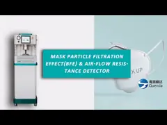 2500Pa 100μg/L Particulate Filtration Efficiency Tester With Photometer Module