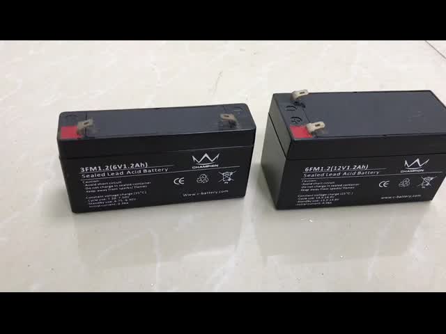 Medical Equipment 12V Lead Acid Battery 3.2ah Good Cyclic Property