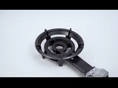 5 человек жарит тип газовую плиту литого железа для ресторана video