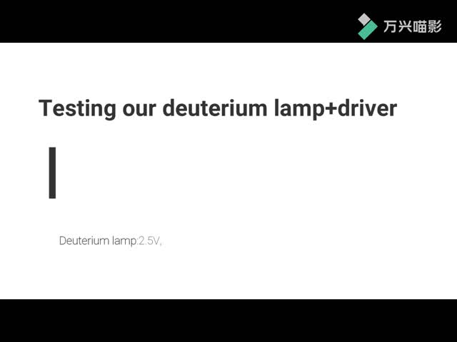 0,8 a 3 к водителю электропитания лампы дейтерия 12V D2