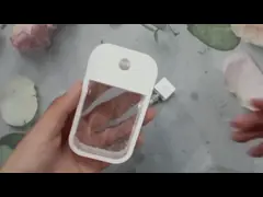 Многоразовая бутылка брызг размера 45ml руки Refillable для духов video