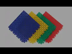 блокировать на открытом воздухе спорт длины 25cm кроет пол черепицей PP упругости плавая video