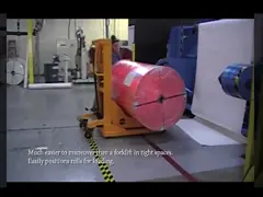 Вагонетка крена панели дуги серии MRL высокопрочная электрическая поднимаясь video