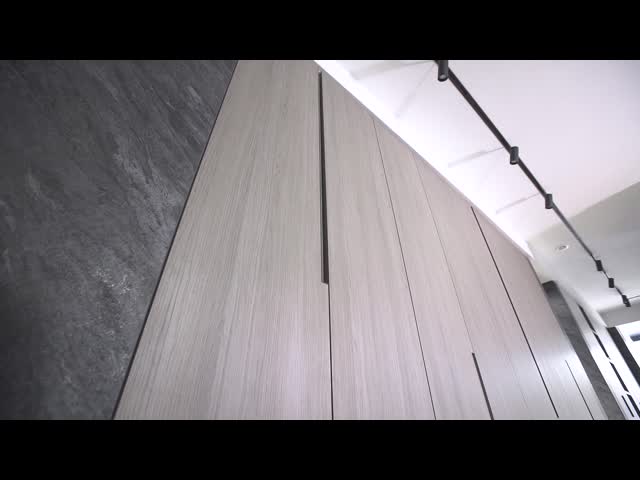 L Shaped Hinge Door Wardrobe Luxury High Gloss