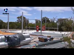 Металл света рамки щипца строя Quakeproof структуру стали мастерской video