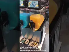 Автоматическим замерли Smoothie, котор машина слякоти/слякоть рефрижерации промышленная делая машину video