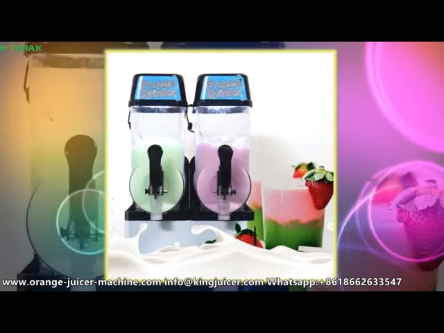 15L Three Tank Ice Slush Machine Stainless Steel Body Margarita and Slush Maker