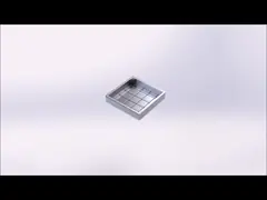 Алюминиевый процесс заварки крышки люка ЭН124 подгонял размер цвета 300*400 video