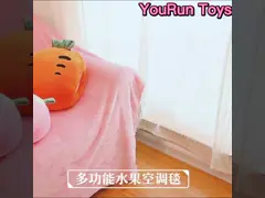 Съемный Washable валик софы подушки клубники игрушек плюша подушки video