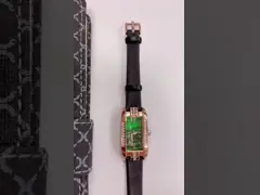 30 Meter Water Resistant Luxury Wrist Watches Genuine Leather Strap