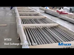 Холоднопрокатное холодное - трубка вычерченного теплообмена безшовная u сплава никеля с обожженный video