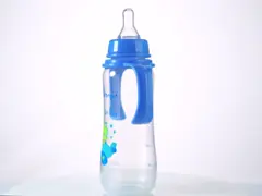 Odorless BPA Free Double Handle PP Newborn Baby Feeding Bottle video