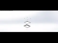 Изготовленная на заказ крышка люка, гальванизированное погружение крышек люка Ревесибле горячее video