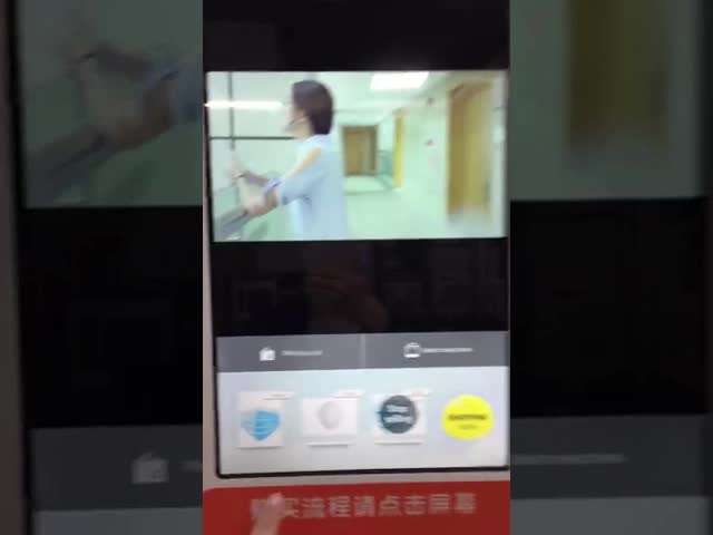 8 дюймов рекламируя автомат экрана LCD для напитков и закусок