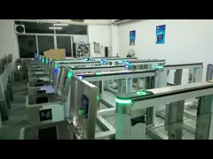 Fastlane закалило стеклянные пешеходные ворота турникета разъединяет управление мотора video