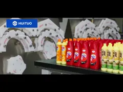 Dishwashing liquid filling and capping production line, dishwashing liquid filling