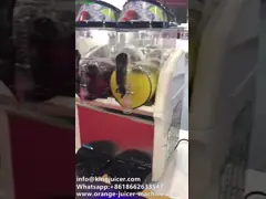 Пищевые напитки Коммерческая машина для слизистых напитков Ледяная машина для слизистых напитков Свободно стоящая Маргарита Замороженная машина video