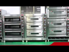 China Stainless Steel High Temperature Commercial  Single Deck electric Pizza Oven With Stone supplier