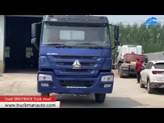 2015 год 375HP использовал хорошее состояние тележки трактора Sinotruk video