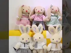 Кукла 38cm плюша девушек мультфильма юбки ASTM нося video