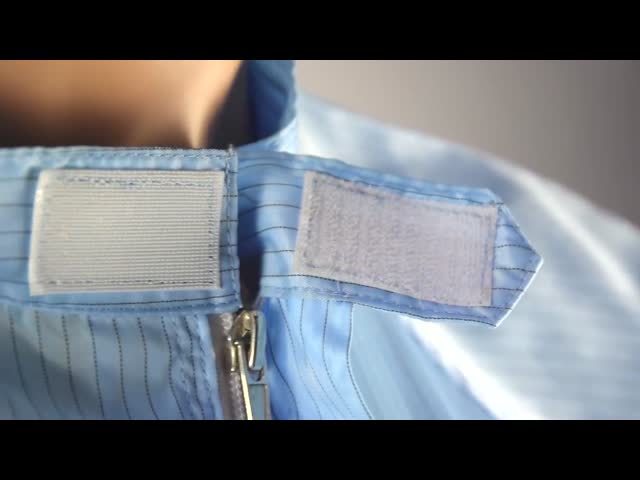 ESD Coverall Suitable For Cleanroom Of Electronic And Pharmaceutial Industry