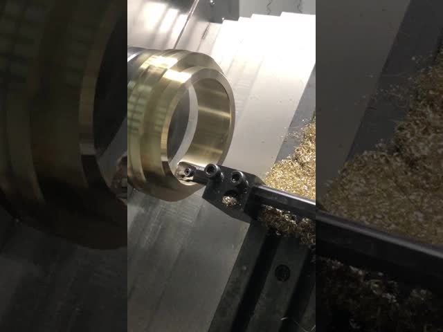 2.0M Worm Wheel Bronze blank machining