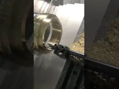 2.0M Worm Wheel Bronze blank machining