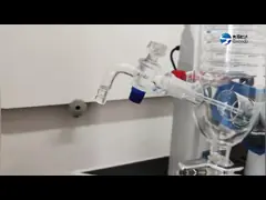 1000ml High Borosilicate Glass Condenser For Array Evaporator video