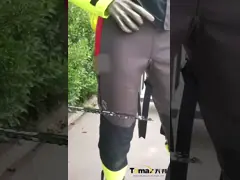 Multi защитная одежда цепной пилы слоев, парни цепной пилы Hivis для работника Forrest video