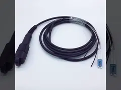 Сборка кабеля гибкого провода CPRI оптического волокна Ftta 2Fo DLC- PDLC на открытом воздухе тактическая Armored PDLC video