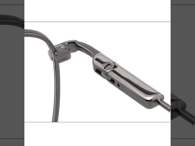 Полные стекла компьютера оптически рамки металла зрелища оправы придают квадратную форму видео