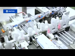 Moisturizer filling and capping production line,body lotion filling line,Pump cover capping machine
