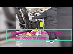 Литий-ионный аккумулятор всадника Джек паллета Multifuntional 4400LBS Walkie электрический video